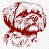 Free Unique Shih Tzu Template