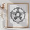 Artistic Pentagram In SVG Free Commercial Use Download