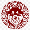 Artistic Shiba Inu SVGs - Free Download