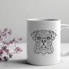 Bulldog Digital Art In SVG, PNG, PDF And DXF Formats