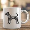 Ornate Standing Labrador Retriever DXF