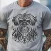 Ornate Shih Tzu In PDF And PNG