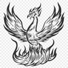 Free Pheonix In DXF Free Commercial Use Download