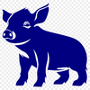 Standing Pig PNG - Vector Craft File For Commercial Use