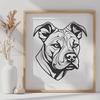 Creative Pitbull In SVG Free Commercial Use Download