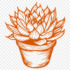 Unique Plant - Laser PNG