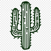 Free Cactus SVG, PNG, PDF And DXF Files