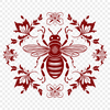 Bee Printable Artwork In PNG & SVG - Free Digital Download