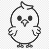 Chicken Template In SVG, PNG, PDF And DXF Formats