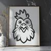 Beautiful Chicken Vector Illustration