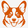 Artistic Corgi PNG