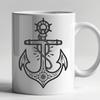 Ornate Anchor DXF