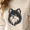 Pomeranian In DXF For Download, Free Commercial Use