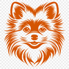 Stunning Pomeranian SVG, PNG, PDF And DXF Files