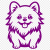 Free Pomeranian In DXF - For Free Download, Commercial Use