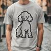 Beautiful Poodle Stencil