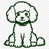 Poodle Vector Craft File In SVG, PNG, PDF And DXF Formats