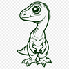 Beautiful Dino In SVG - Free Digital Download