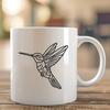 Stunning Hummingbird In DXF Format - Free Download