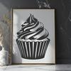 Artistic Cupcake - Laser Engraver DXF