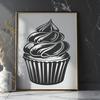 Beautiful Cupcake In PDF - Free Digital Download