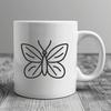 Beautiful Butterfly In SVG, PNG, PDF And DXF File Formats - Free