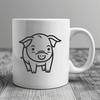 Unique Standing Piglet - PNG