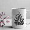 Stunning Fire SVG - For Cricut Project