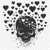 Creative Skull - Vinyl PNG