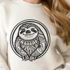 Free Sloth - Glowforge PDF