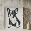 Cute Dog Printable Artwork In PDF For Free Download