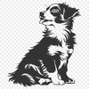 Unique Australian Shepherd Illustration SVG - Free Download