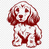 Cute Puppy In DXF - Free Digital Download