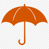 A compact umbrella for rainy days, designed as a vector graphic.