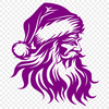 Artistic Santa Claus Vector Drawing - Free PNG