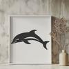 Stunning Dolphin SVG