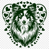 Creative Shetland Sheepdog - For Laser Cutter Project