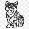 Stunning Shiba Inu In SVG Free Commercial Use Download