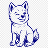 Artistic Shiba Inu Drawing - Free PDF