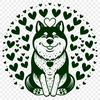 Sitting Shiba Inu Artwork