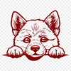 Beautiful Dog In DXF - Free Digital Download