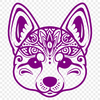 Ornate Shiba Inu PNG - Free Commercial Use Download