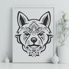 Stunning Shiba Inu Vector Image