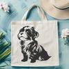 Sitting Shih Tzu Vector Craft File