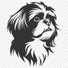 Free Unique Shih Tzu Vector Drawing DXF - Commercial Use