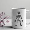 Creative Skeleton Digital Drawing - Free SVG