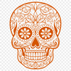 Free Unique Skull Printable Artwork