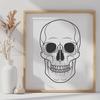 Artistic Skull Illustration In PDF For Free Download