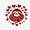 Sloth Decal In SVG, PNG, PDF And DXF File Formats