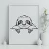 Cute Sloth Clip Art